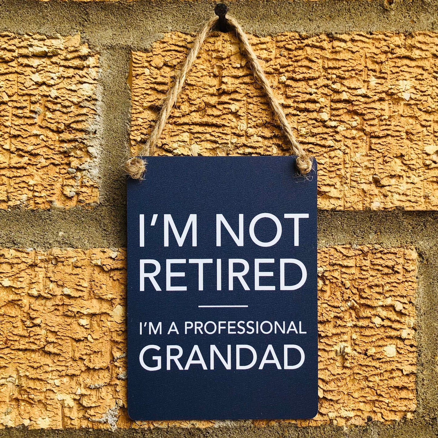 Professional Grandad Mini Metal Sign, 9cm