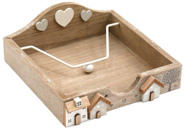 Hearts and Houses Napkin Holder