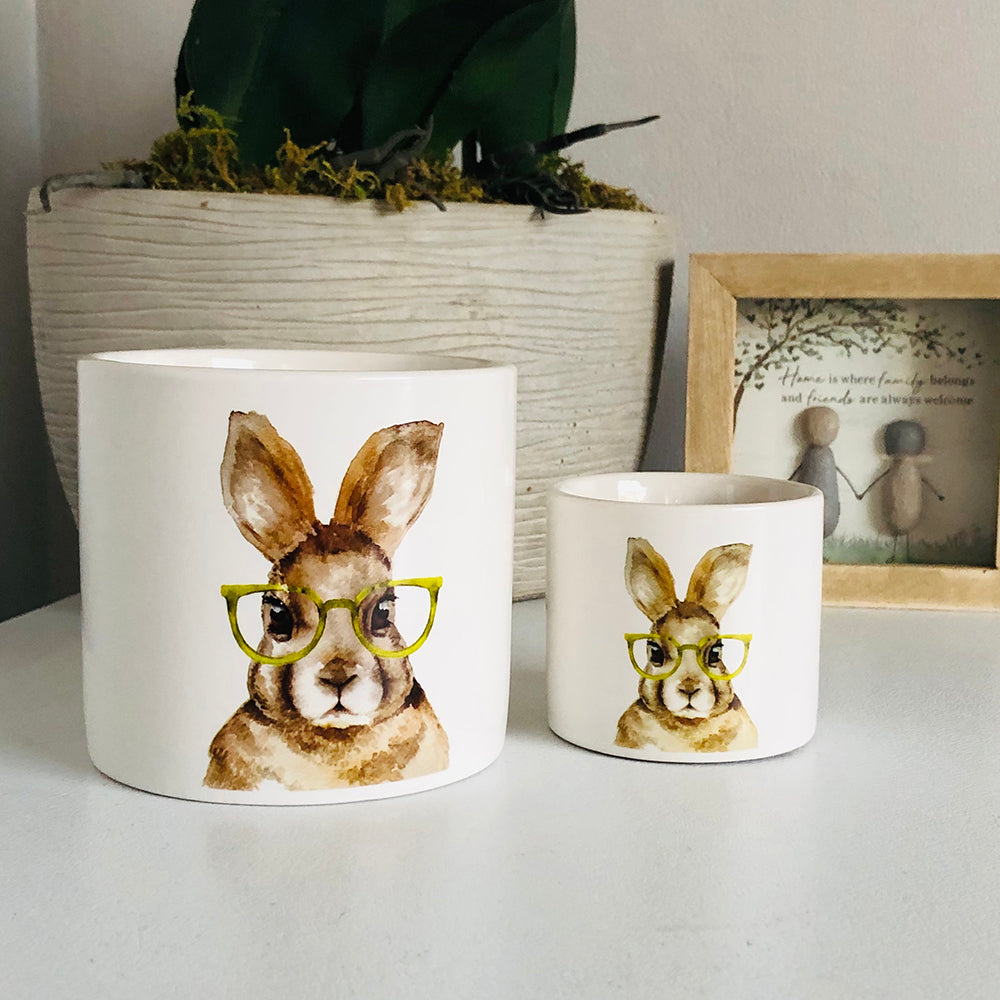 Hare in Glasses - 2 sizes Available