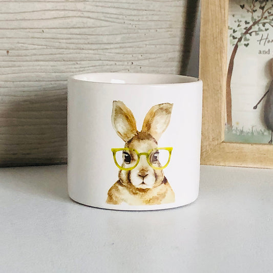 Hare in Glasses - 2 sizes Available