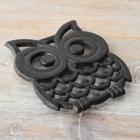 Cast Iron Owl Trivet – Functional Kitchen Art